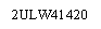 Text Box: 2ULW41420